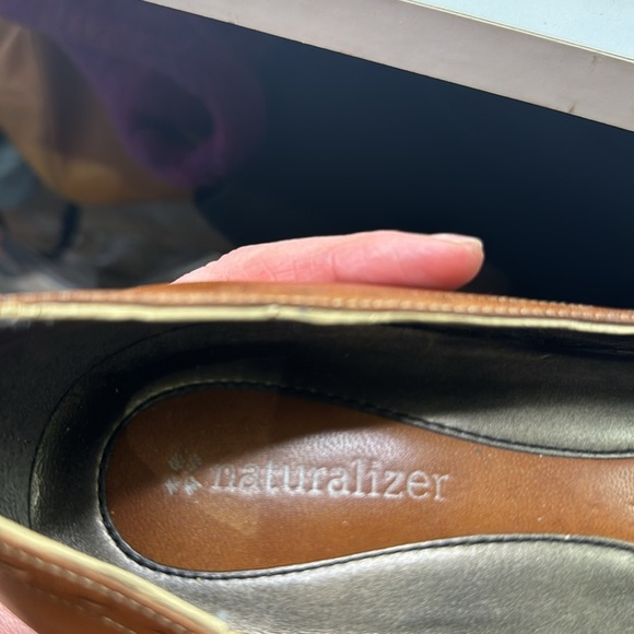 Vintage Naturalizer Women's tan leather retro heels - Picture 11 of 14